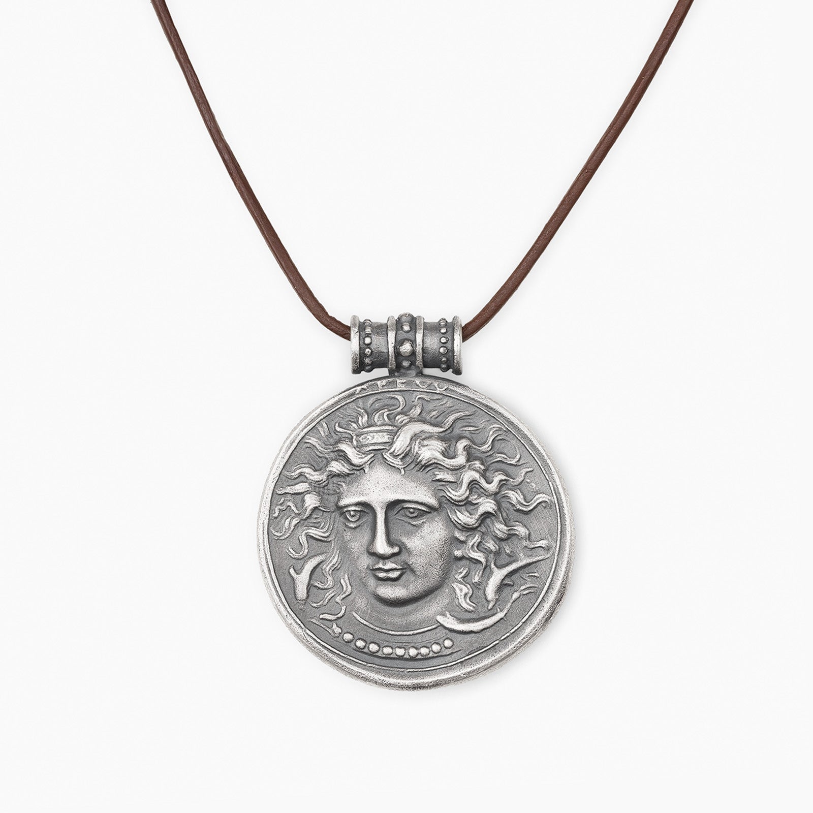 Ciondolo moda pirite drusa naturale in argento sterling 925 (placcato oro