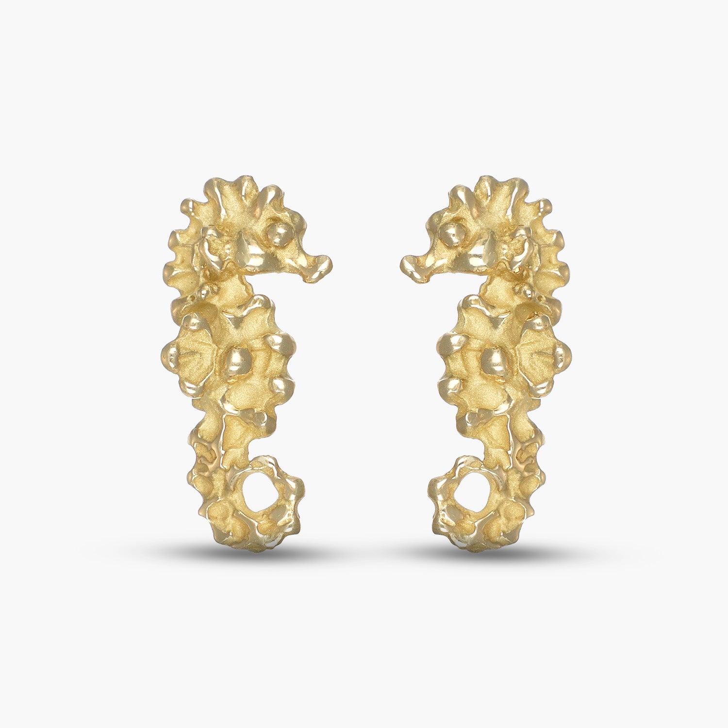 Carissima Orecchini Creola In Oro Giallo E Bicolore 9 Carati - Design Ispirato All'Eleganza Italiana - Donna