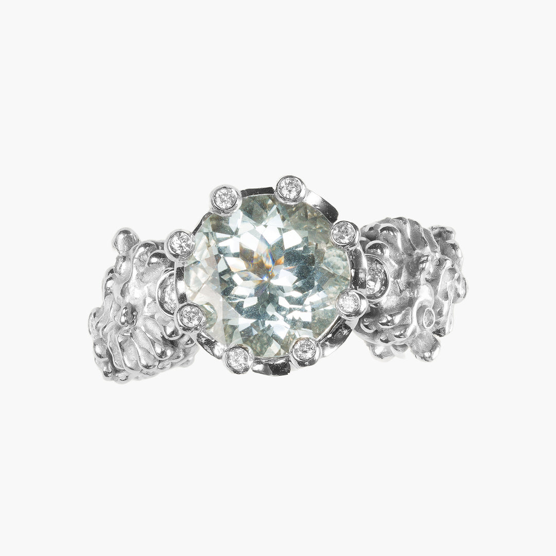 Kingdom of Two Sicilies Aquamarine Ring