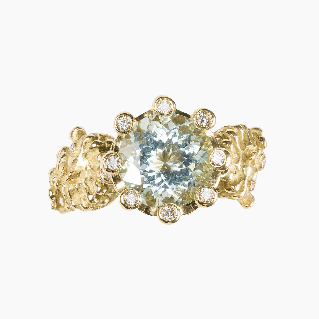 Kingdom of Two Sicilies Aquamarine Ring