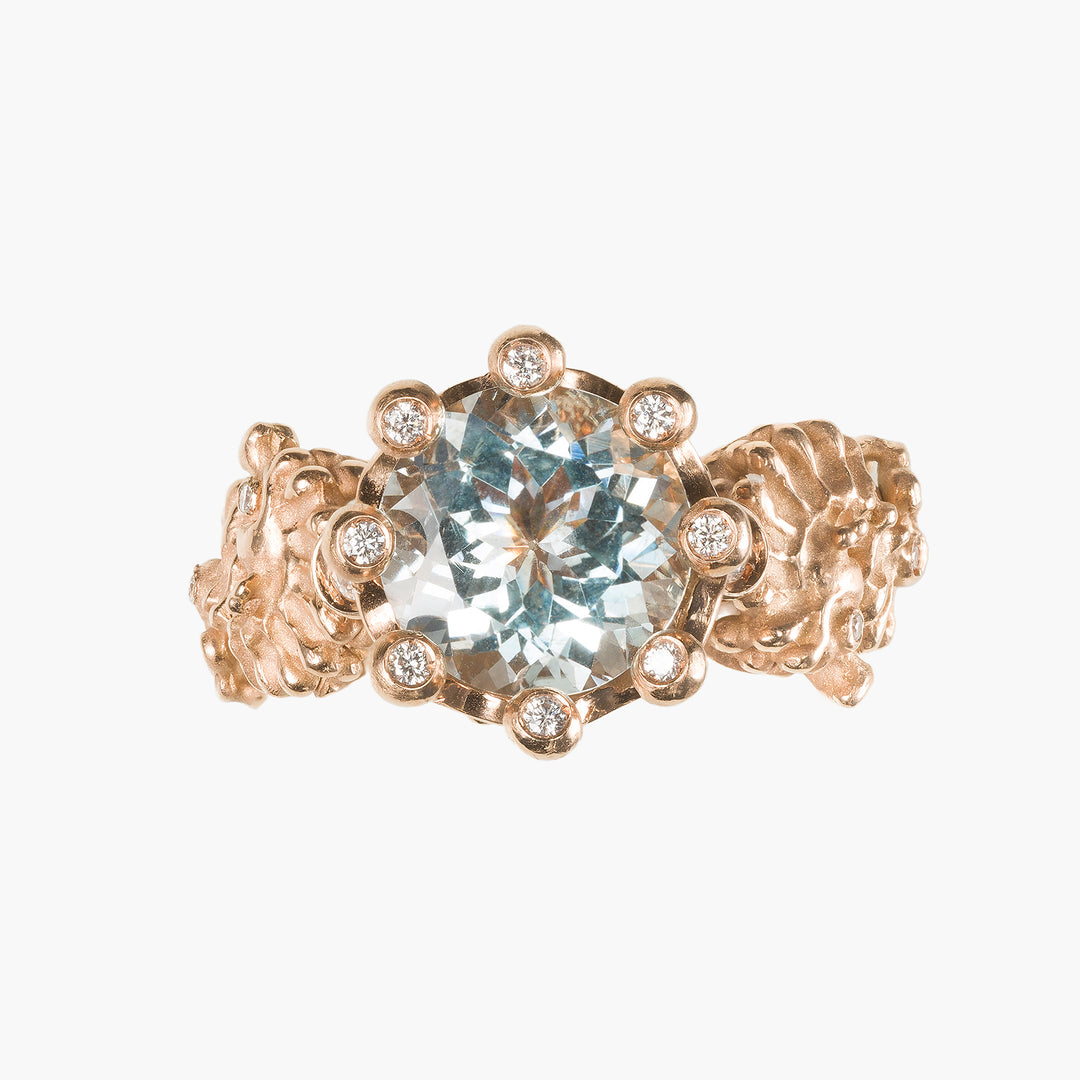 Kingdom of Two Sicilies Aquamarine Ring