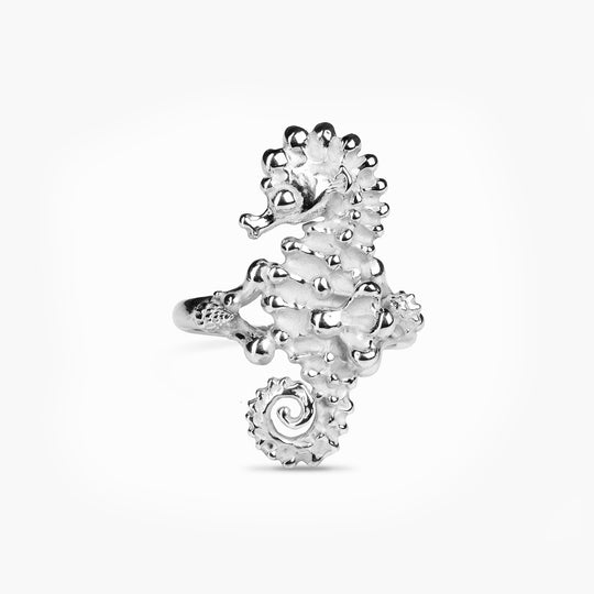 Anello stella marina con strass