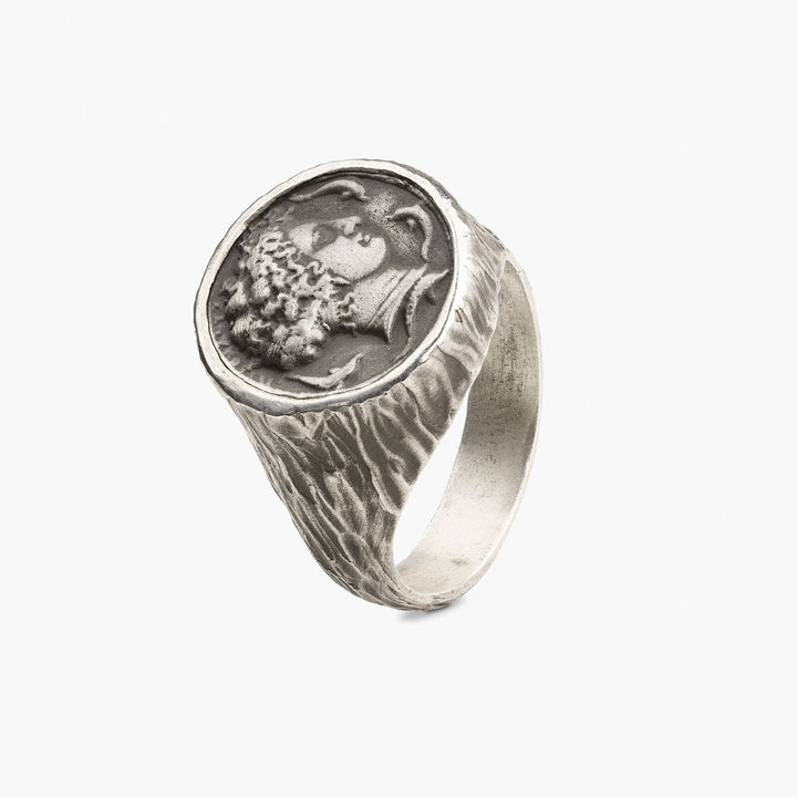 Aretusa Greek Coin Ring