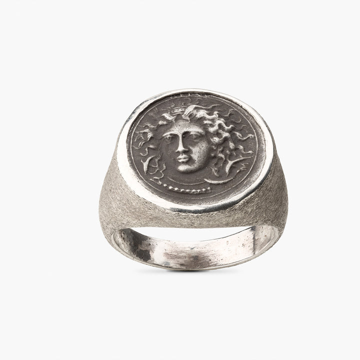 Aretusa 2 Greek Coin Ring