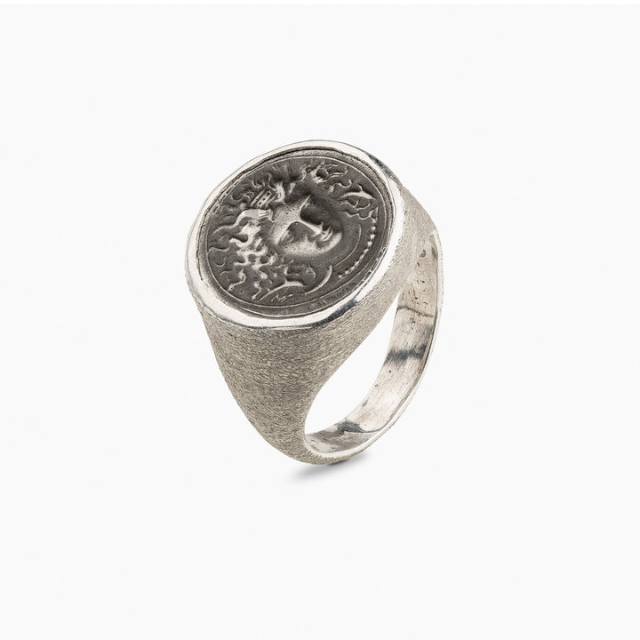 Aretusa 2 Greek Coin Ring