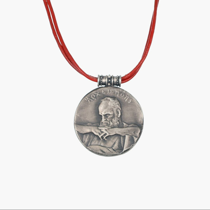 Archimede Greek Coin Pendant