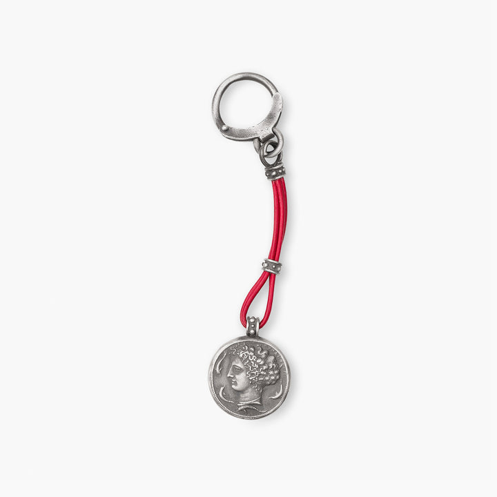 Aretusa Greek Coin Keychain