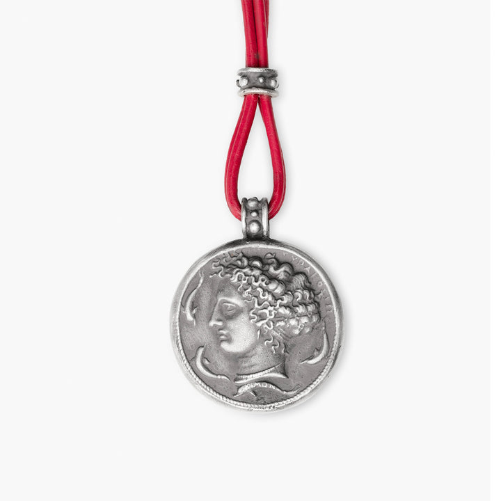 Aretusa Greek Coin Keychain