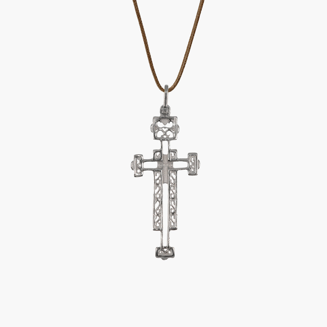 MassimoIzzoJeweler_CrossPendantL_WhiteGold18kt_Retro