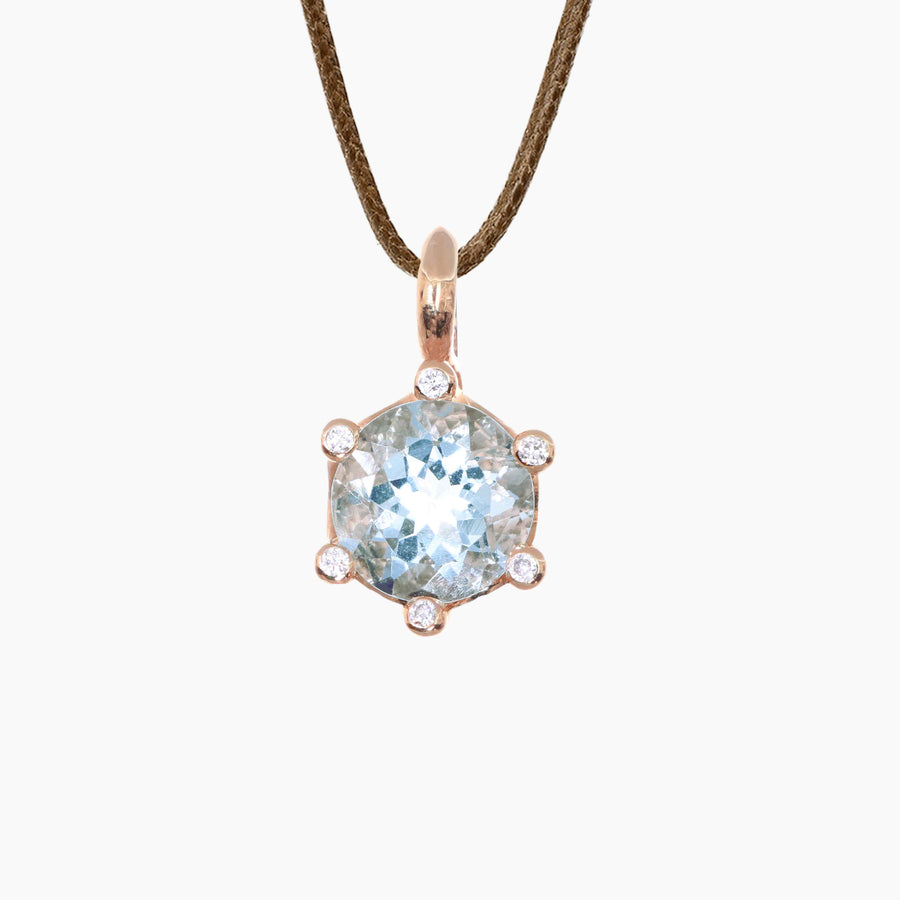 MassimoIzzoJeweler_CrownPendant_RoseGold18kt_Acquamarine_Diamonds_fronte