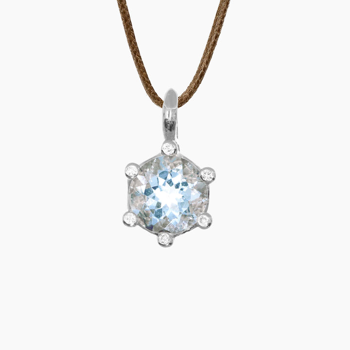 MassimoIzzoJeweler_CrownPendant_WhiteGold18kt_Acquamarine_Diamonds_fronte