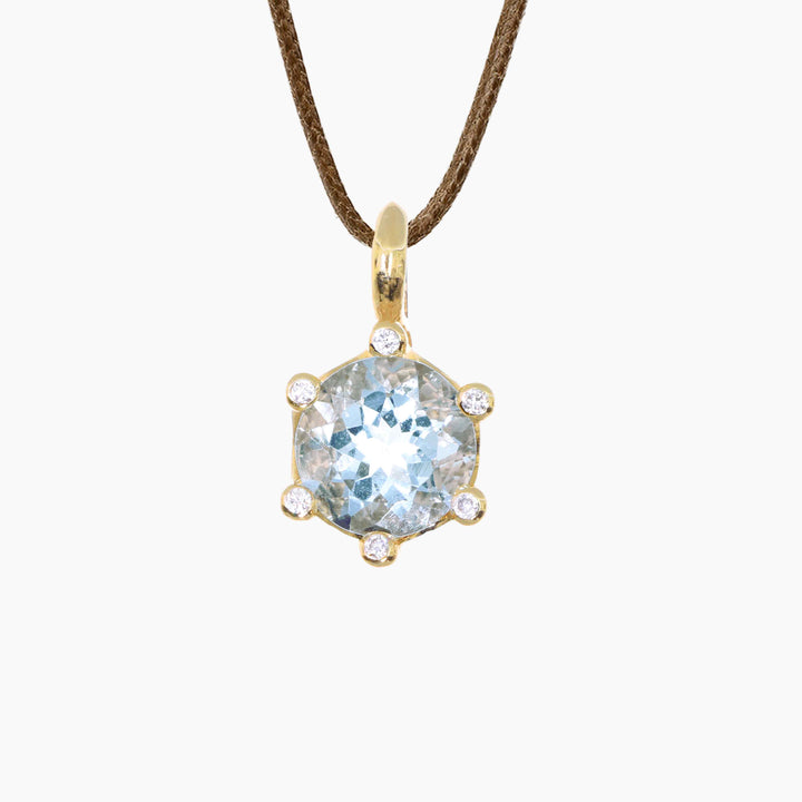 MassimoIzzoJeweler_CrownPendant_YellowGold18kt_Acquamarine_Diamonds_fronte