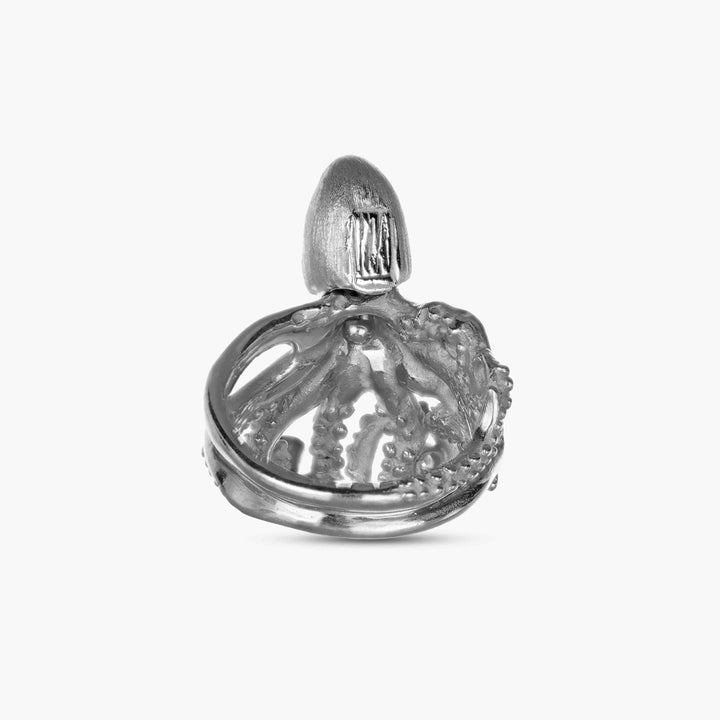 MassimoIzzoJeweler_MovingHeadOctopusRing_WhiteGold18kt_Diamonds_Retro.