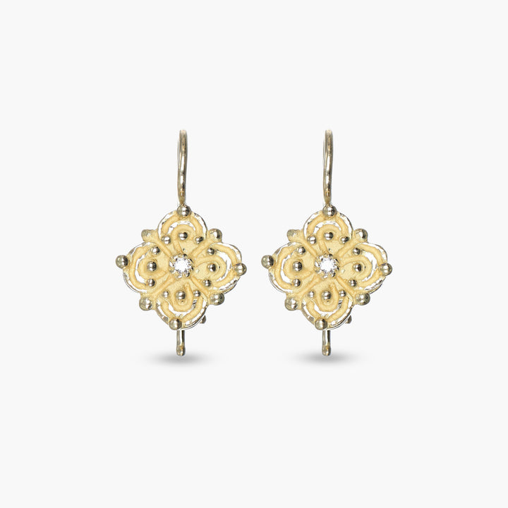 Drop Quadrifoglio Earrings S