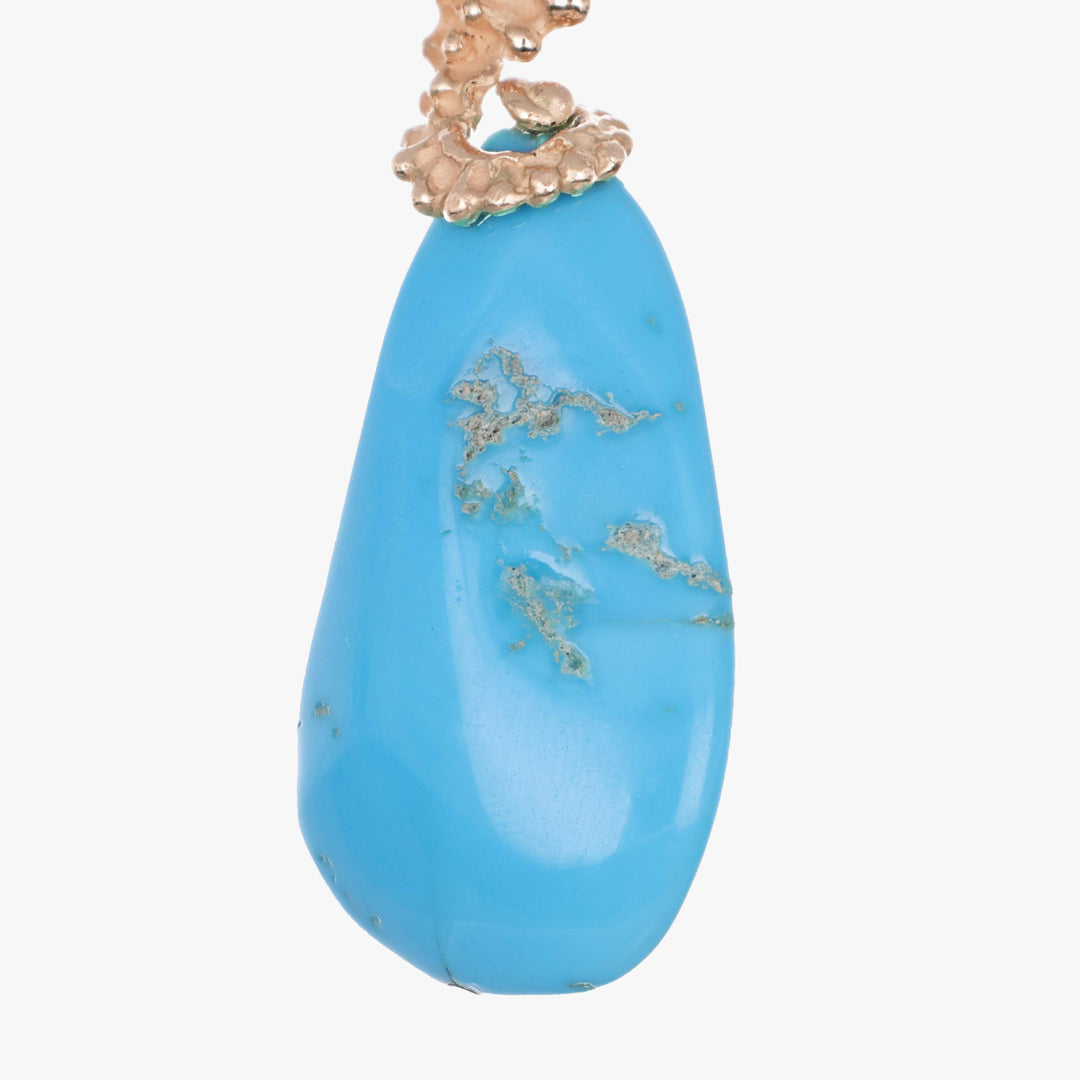 MassimoIzzoJeweler_SeahorsePendant_Rosegold18kt_Turquoise_Dettaglio