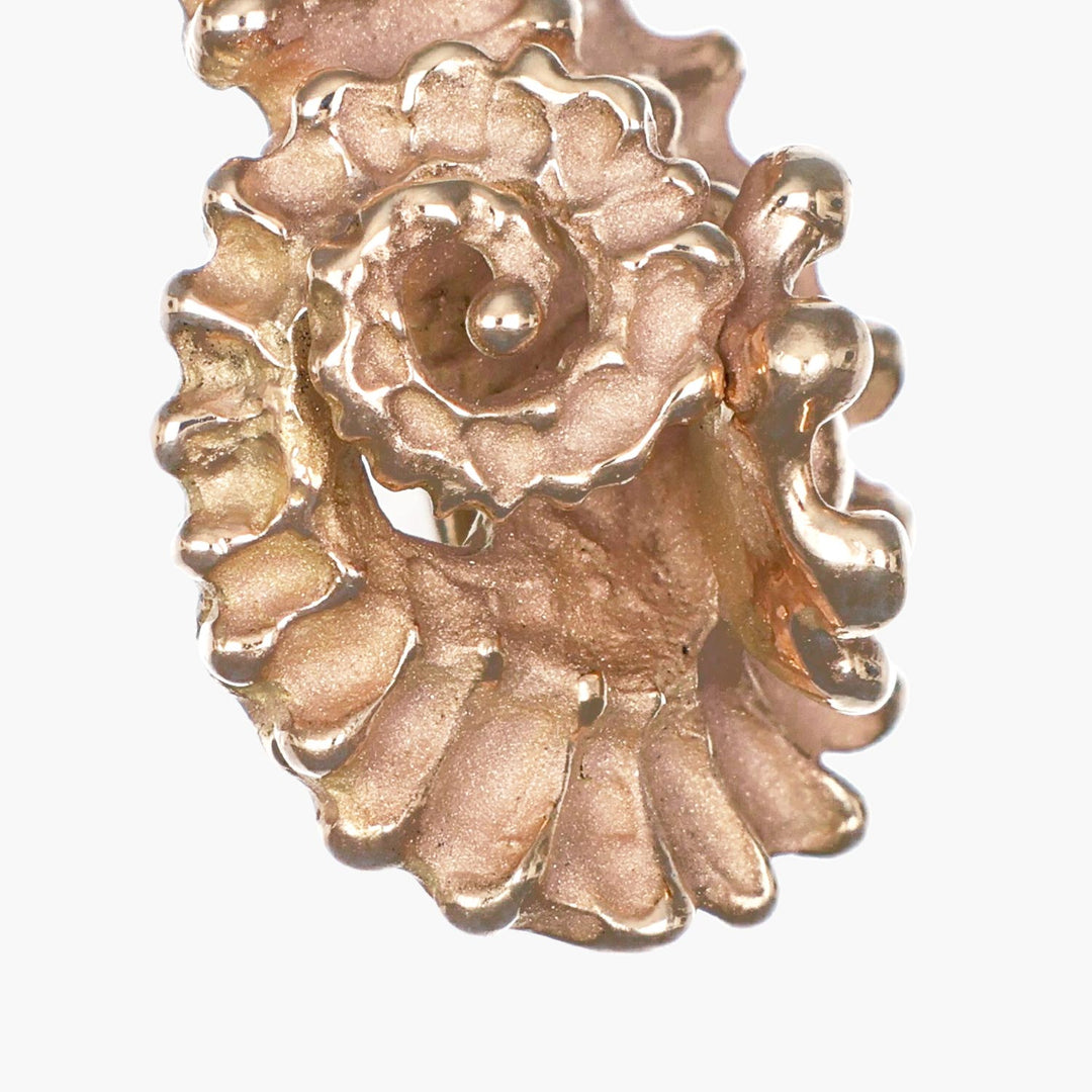 MassimoIzzoJeweler_Short-tailedSeahorseEarrings_Rosegold18kt_Dettaglio