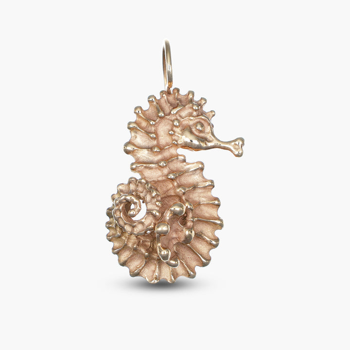 MassimoIzzoJeweler_Short-tailedSeahorseEarrings_Rosegold18kt_Fronte