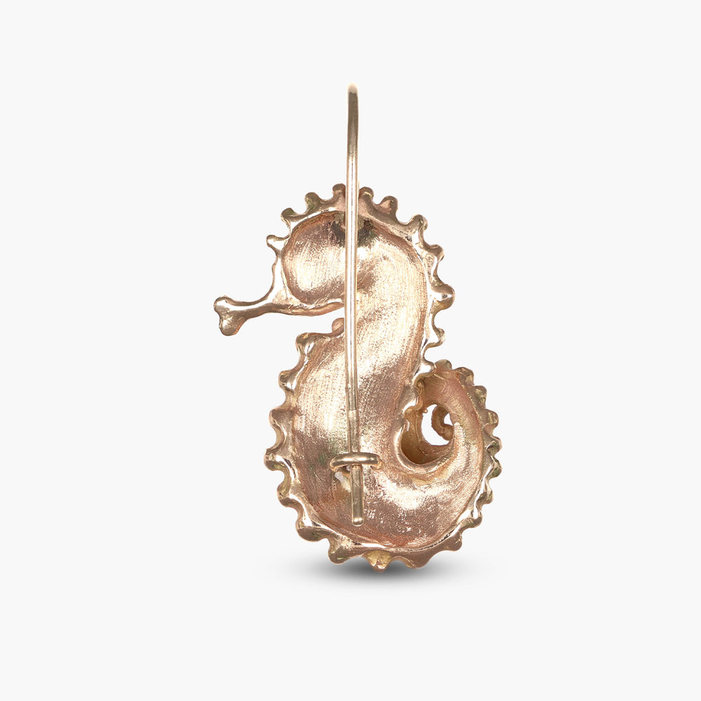 MassimoIzzoJeweler_Short-tailedSeahorseEarrings_Rosegold18kt_Retro