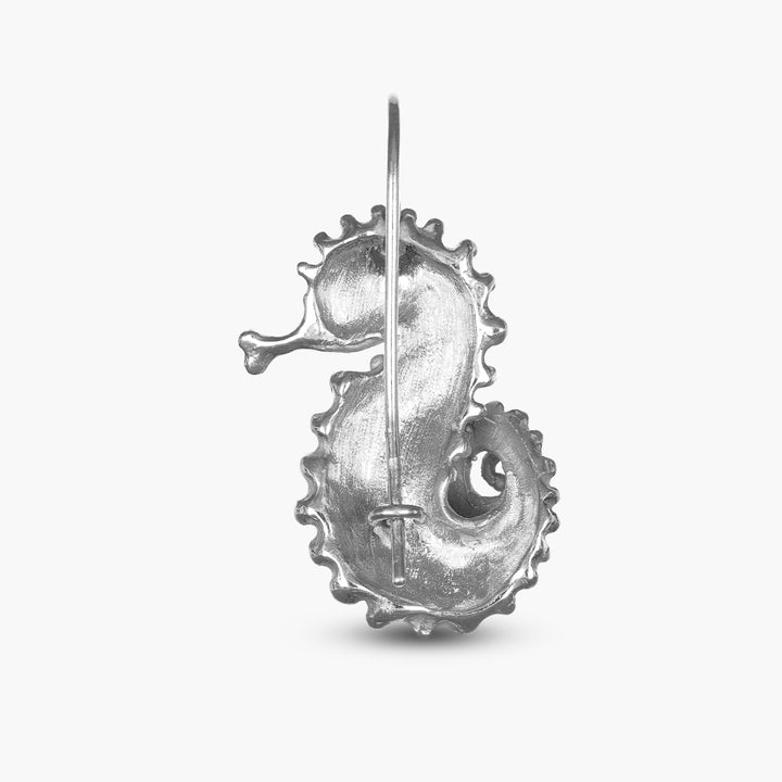 MassimoIzzoJeweler_Short-tailedSeahorseEarrings_Whitegold18kt_Retro