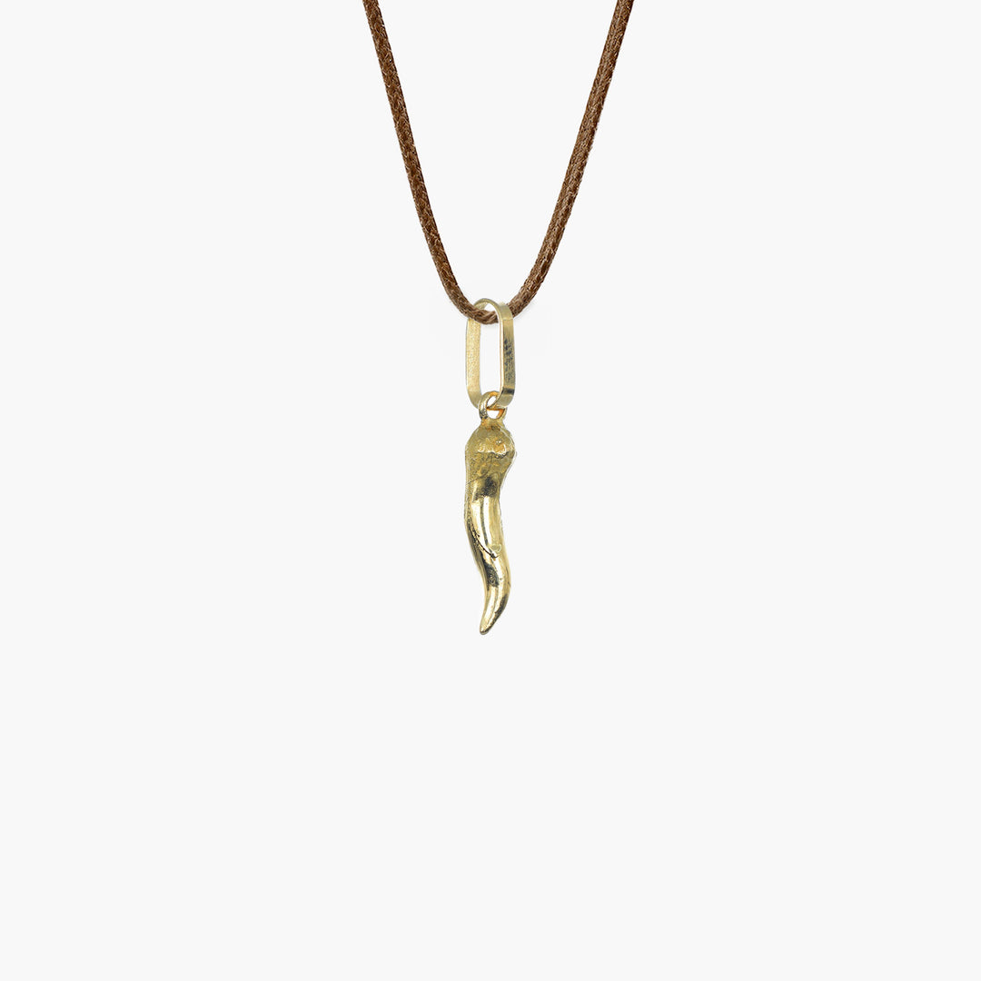 MassimoIzzoJeweler_SicilianHornPendant_YellowGold18kt_Retro