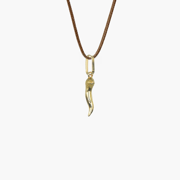 MassimoIzzoJeweler_SicilianHornPendant_YellowGold18kt_Retro