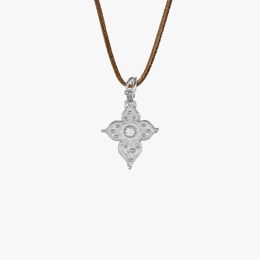 MassimoIzzoJewelers_DiamondCrossPendant_WhiteGold18kt_Diamond_Fronte