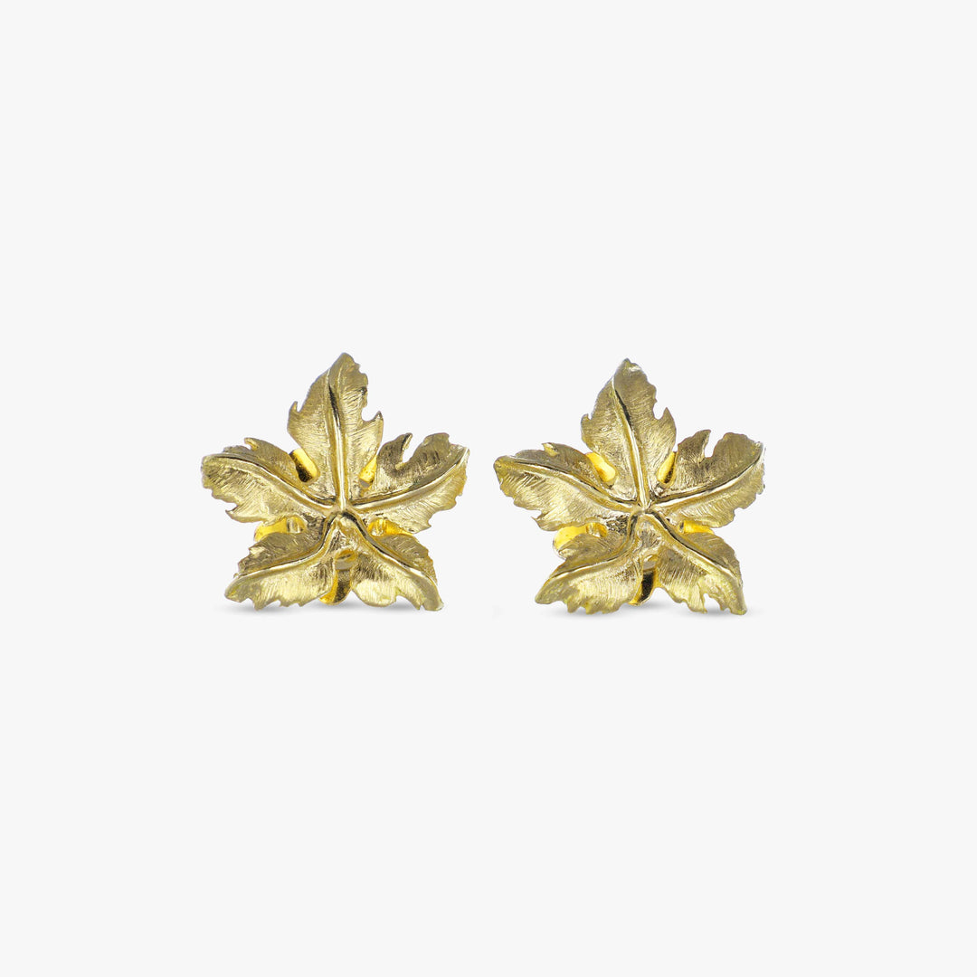 MassimoIzzo_Jeweler_IvyEarrings_18ktYellowgold_Fronte