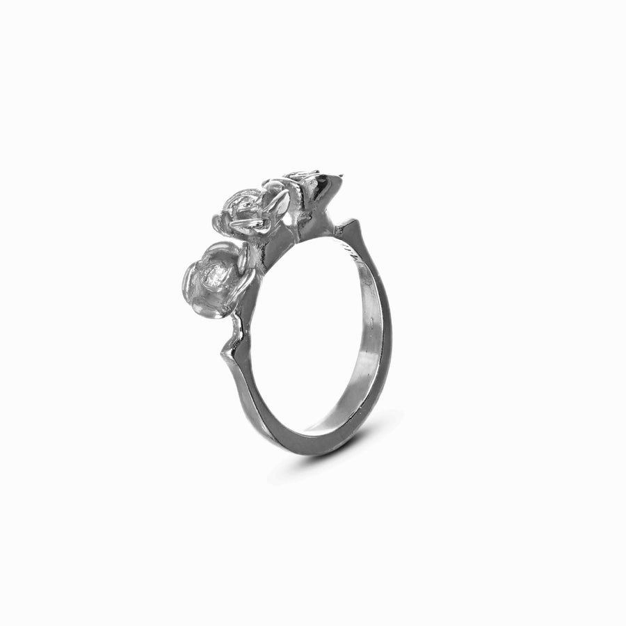 MassimoIzzo_Jeweler_RoseRing_18ktWhitegold_Brilliant-cutDiamonds_Principale