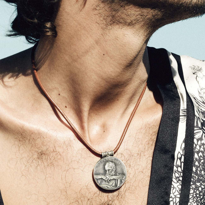 Archimede Greek Coin Pendant