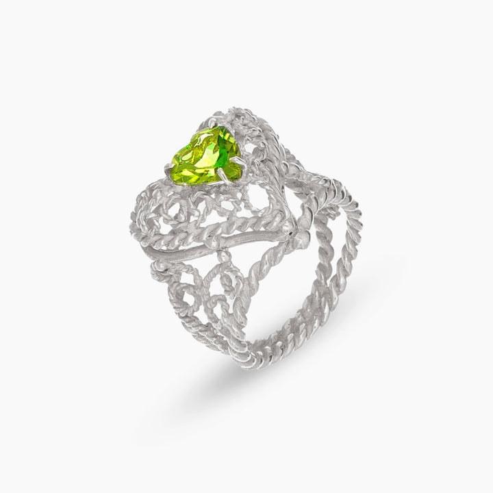 Massimo_Izzo_Jeweler_Anello_Cuore_con_peridoto_oro_bianco_18kt_diag