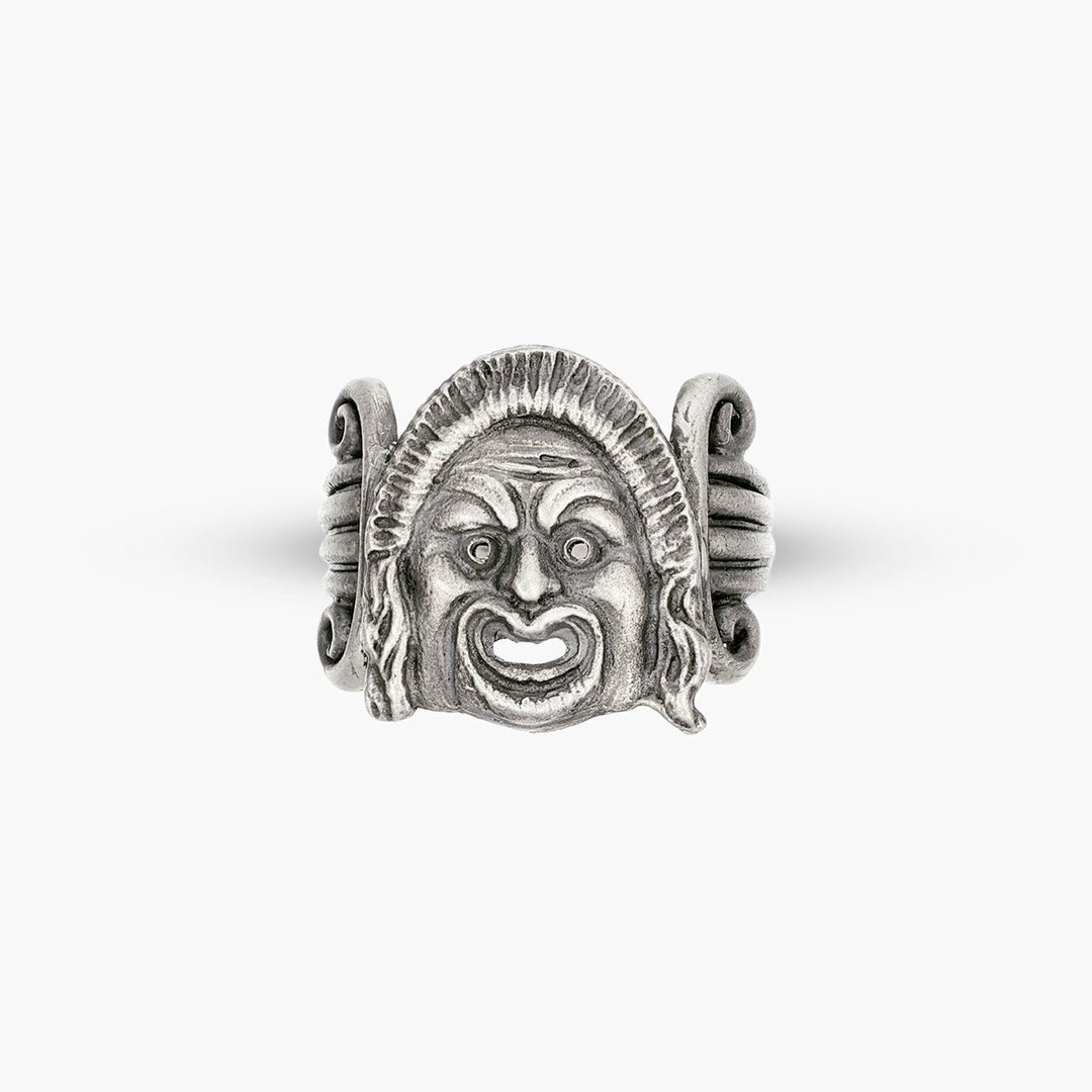 Anello Maschera Greca