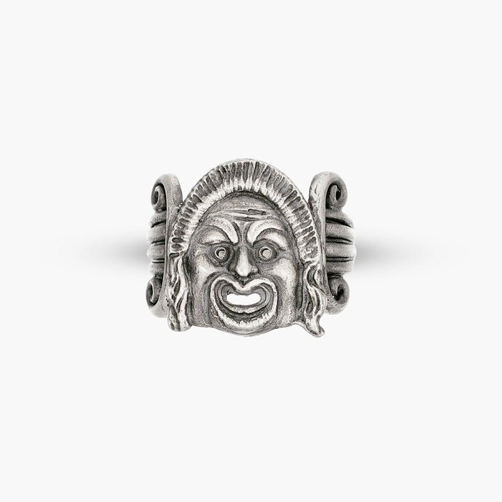 Anello Maschera Greca