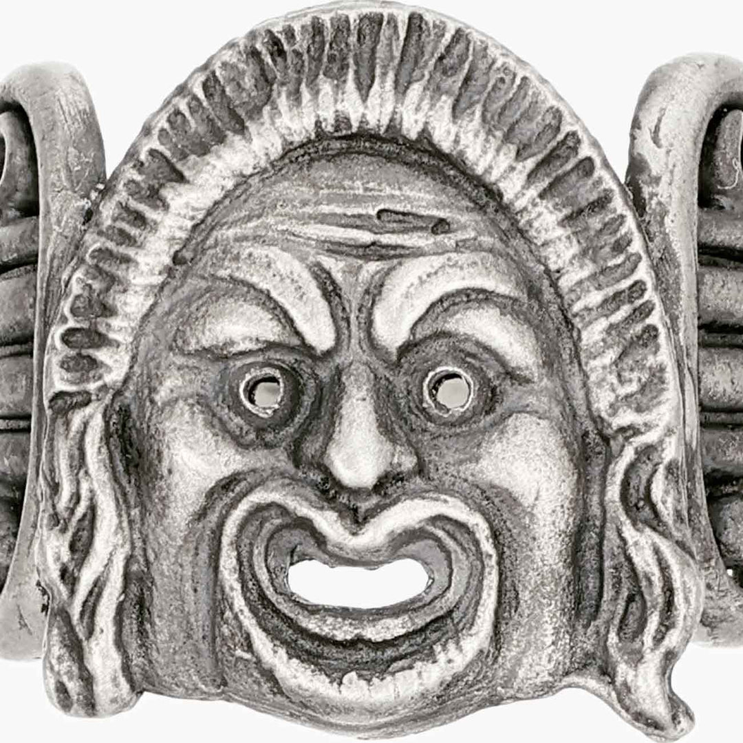 Anello Maschera Greca