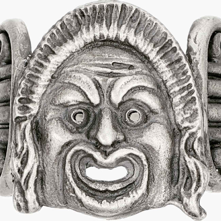 Anello Maschera Greca