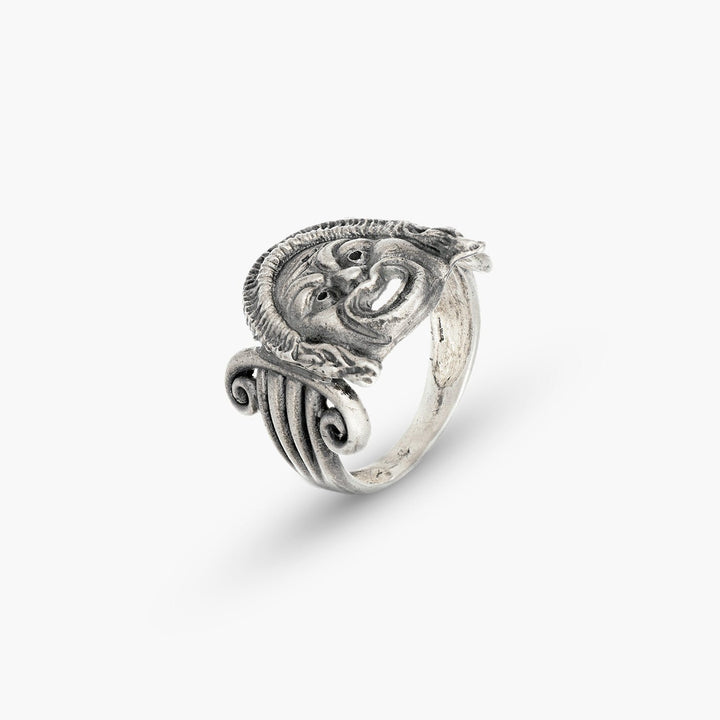 Anello Maschera Greca