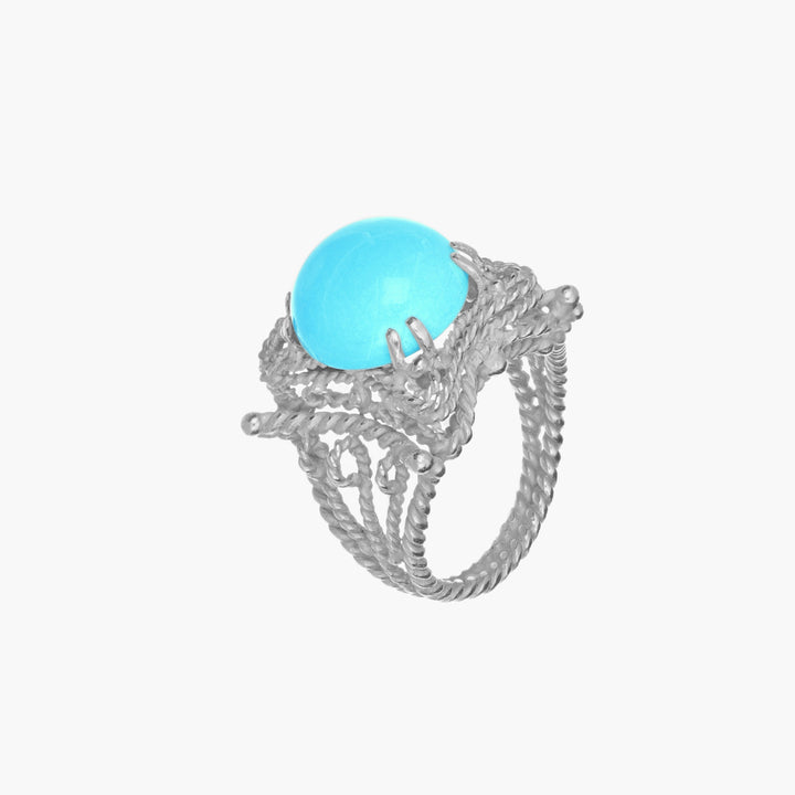Anello Turchese Rotondo