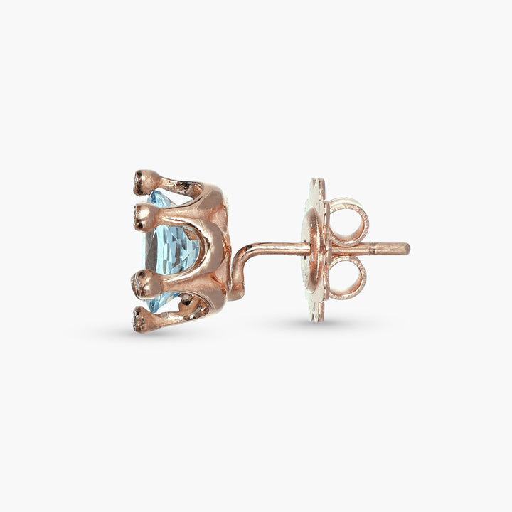 Kingdom of Two Sicilies Aquamarine Earrings